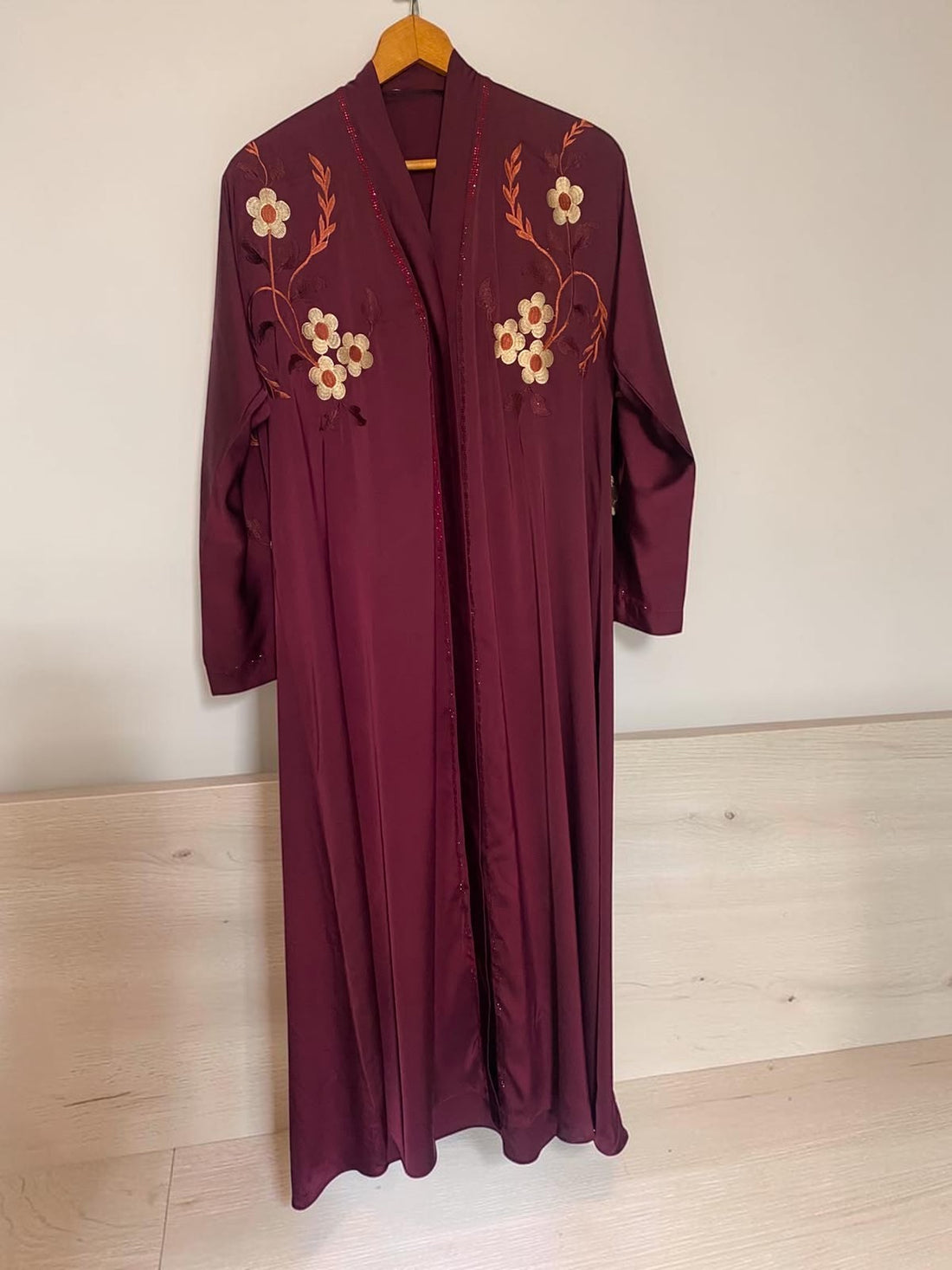 Luxury Floral Embroidered Abaya