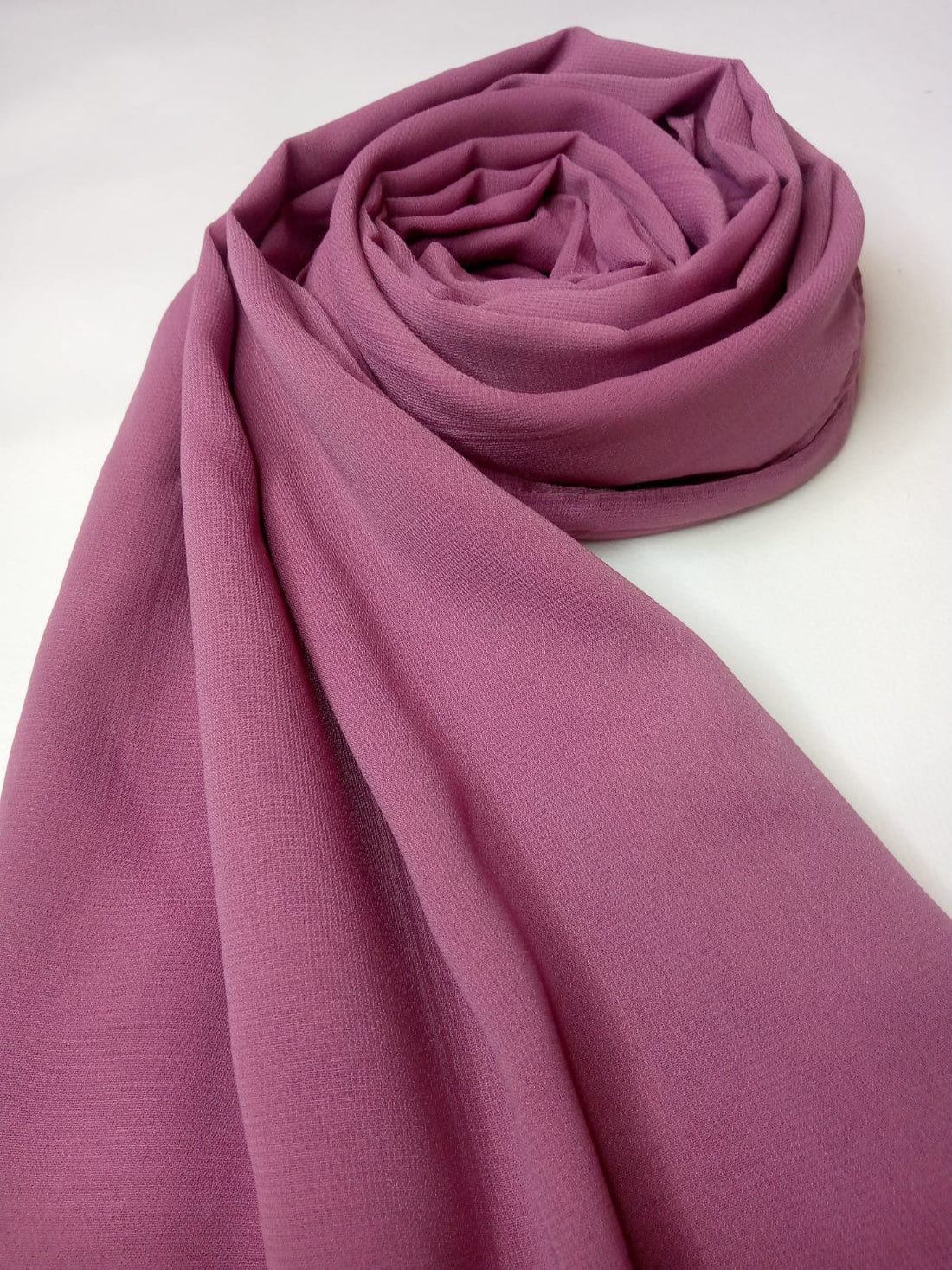 Dusty Rose Chiffon Hijab - Breathable & Stylish