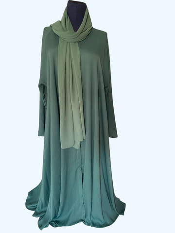 Sea Green Abaya